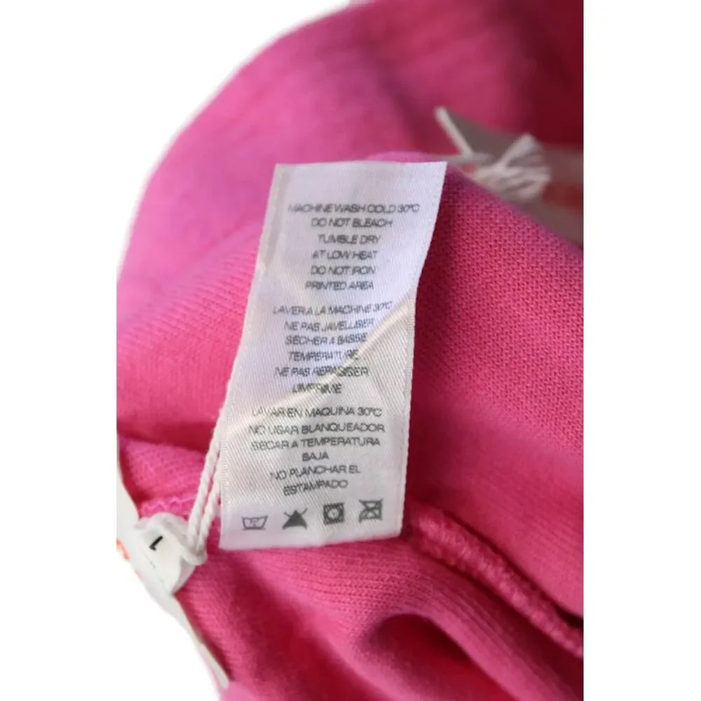 Sundry Womens Elastic Waistband Knit Short Shorts Bright Pink Cotton Size 1